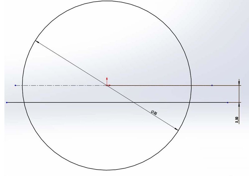 Solidworks创建半圆键零件模型的详细步骤